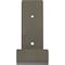Ekena Millwork Steel Hanging Shelf Bracket, Hammered Silver 2"W x 6"D x 5 1/2"H BKTM02X06X05HSHSV - alternate 5